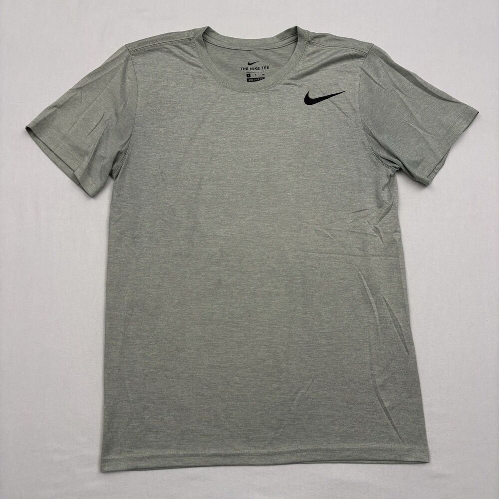 Nike Dri-FIT The Nike Tee Regular Fit Sage Green Short Sleeve T-Shirt Men’s S